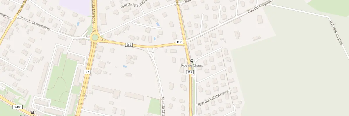 Plan du 71 Rue du Val d’Amour à Dole