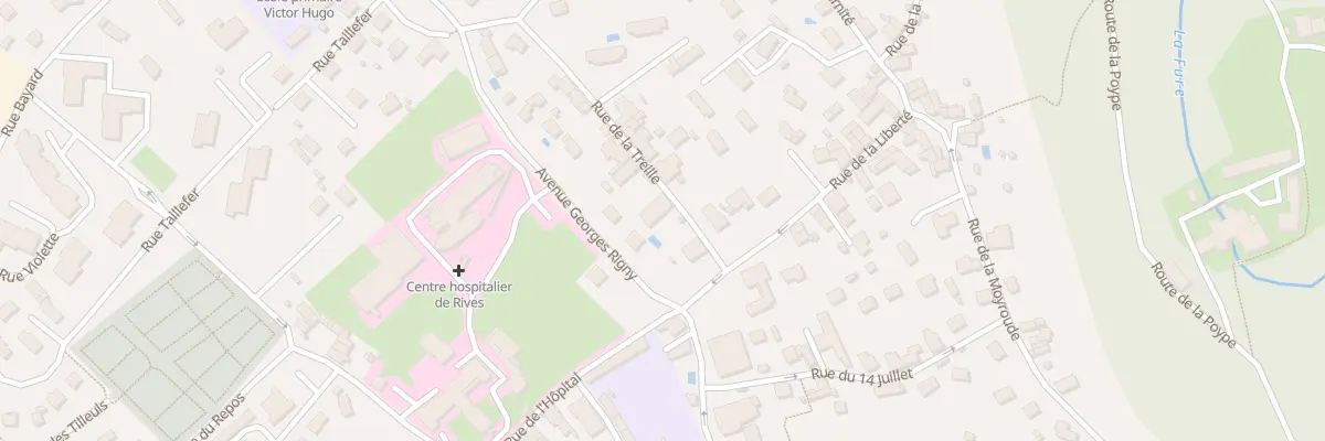 Plan du 51 Rue de la Treille à Rives