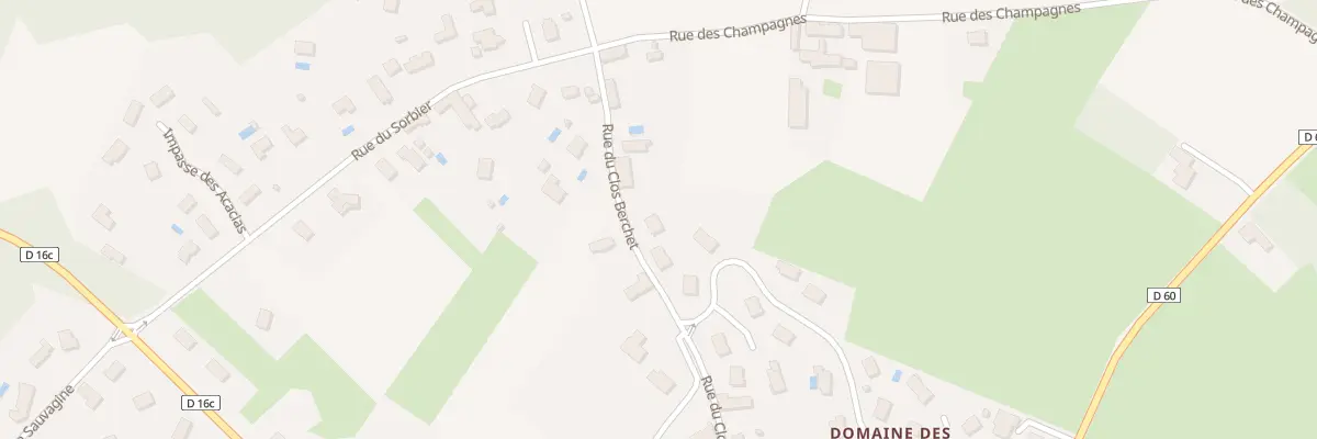 Plan du 5312 Rue du Clos Berchet à Saint-Victor-de-Morestel