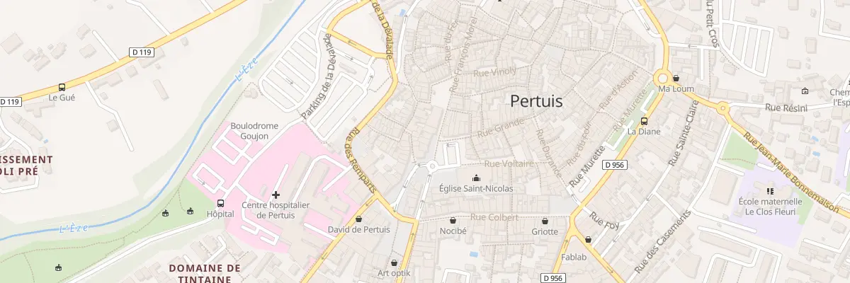 Plan du 10 Pl Mirabeau à Pertuis