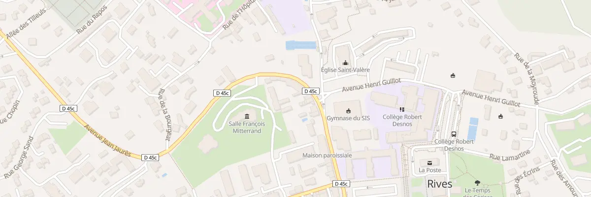 Plan du 259 Av Jean Jaures à Rives