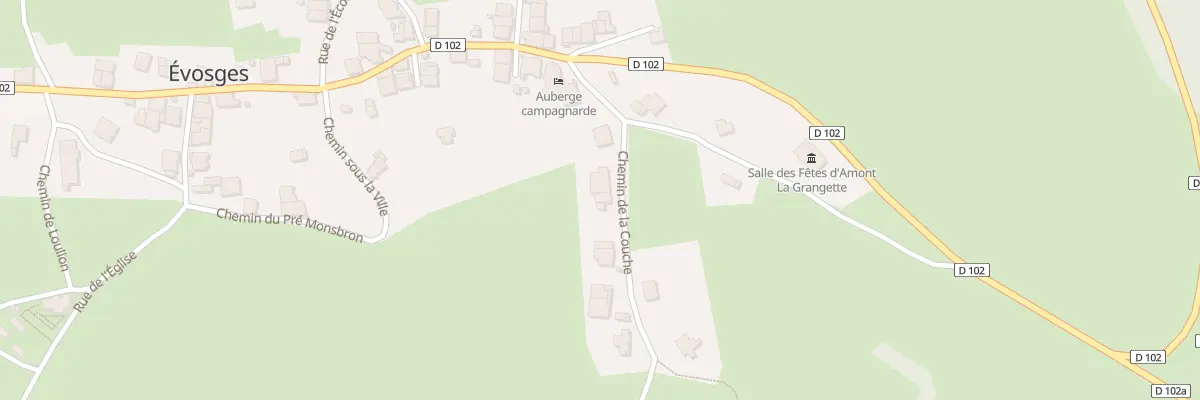 Plan du 64 Chem de la Couche à Évosges