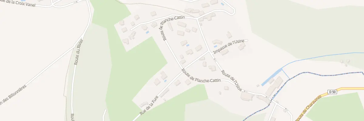 Plan du 50 Rue de la Fure à Apprieu