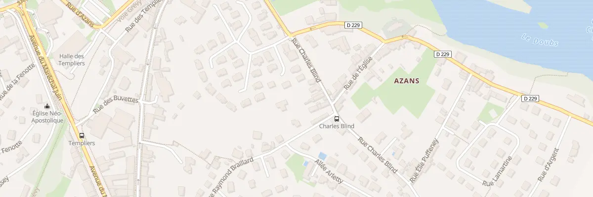 Plan du 37 Rue Charles Blind à Dole