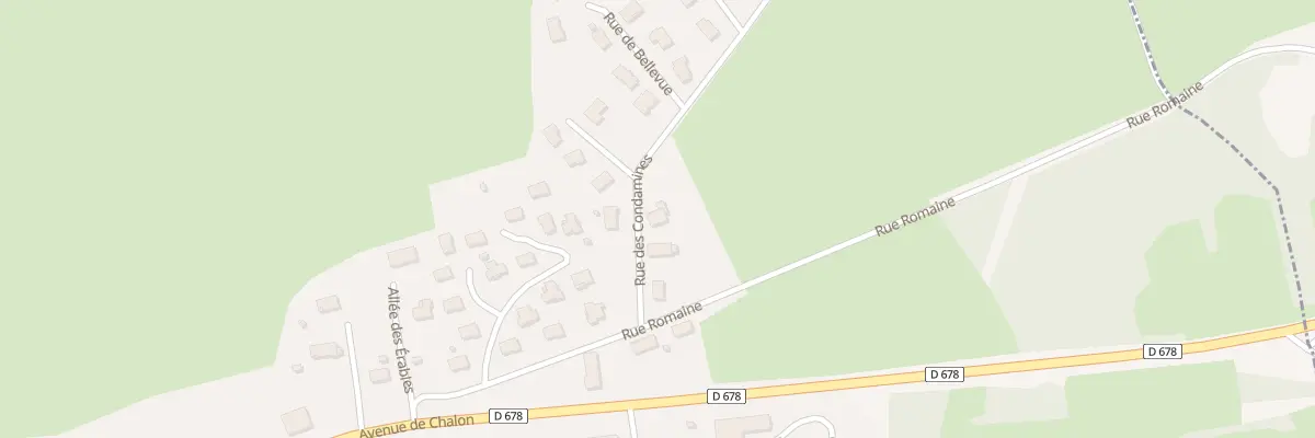 Plan du 6 Rue des Condamines à Courlans