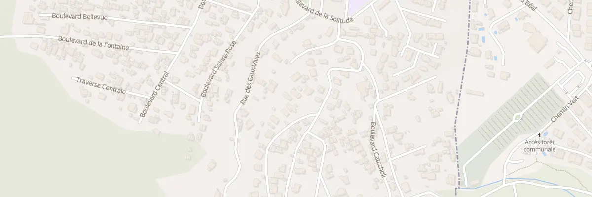 Plan du 20 Bd des Pins Qrt La Milliere à Marseille 11e Arrondissement