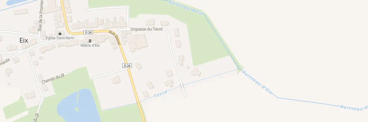 Plan du 10 Imp du Tacot à Eix