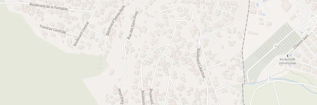 Plan du 24 Bd des Pins Qrt La Milliere à Marseille 11e Arrondissement