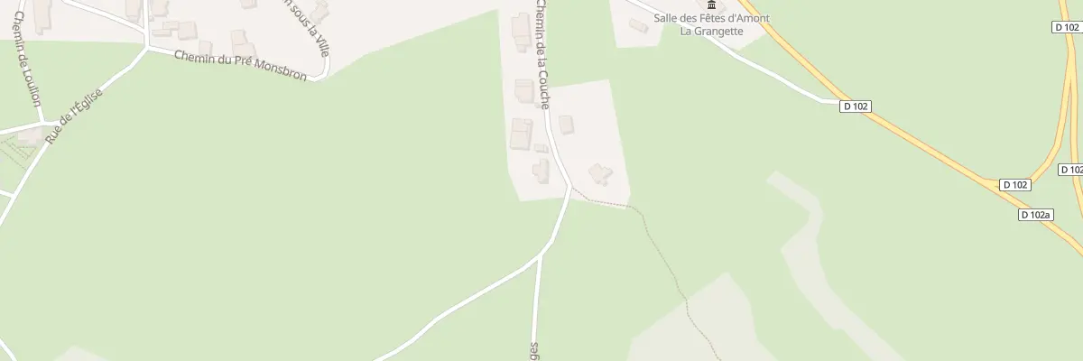 Plan du 180 Che de la Couche à Évosges