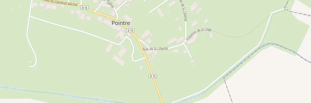 Plan du 3 Rue de la Liberté à Pointre