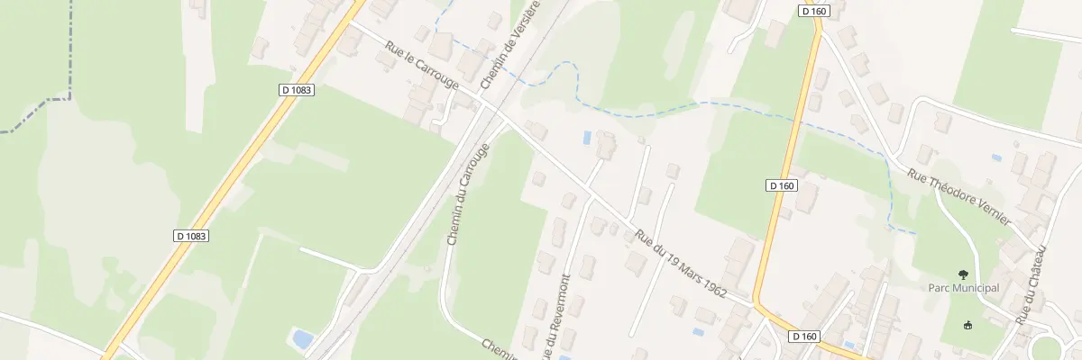 Plan du 13 Rue du 19 Mars 1962 à Gevingey