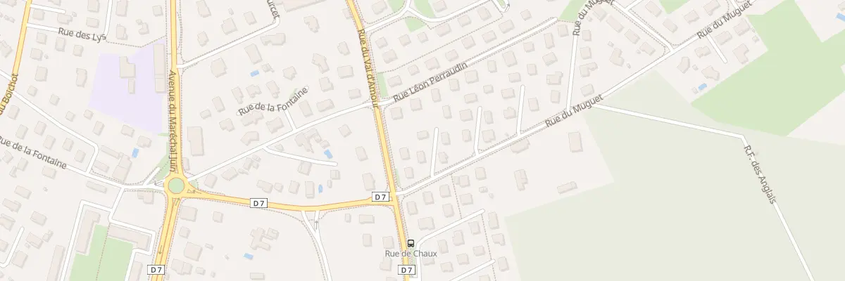 Plan du 6 Rue du Muguet à Dole