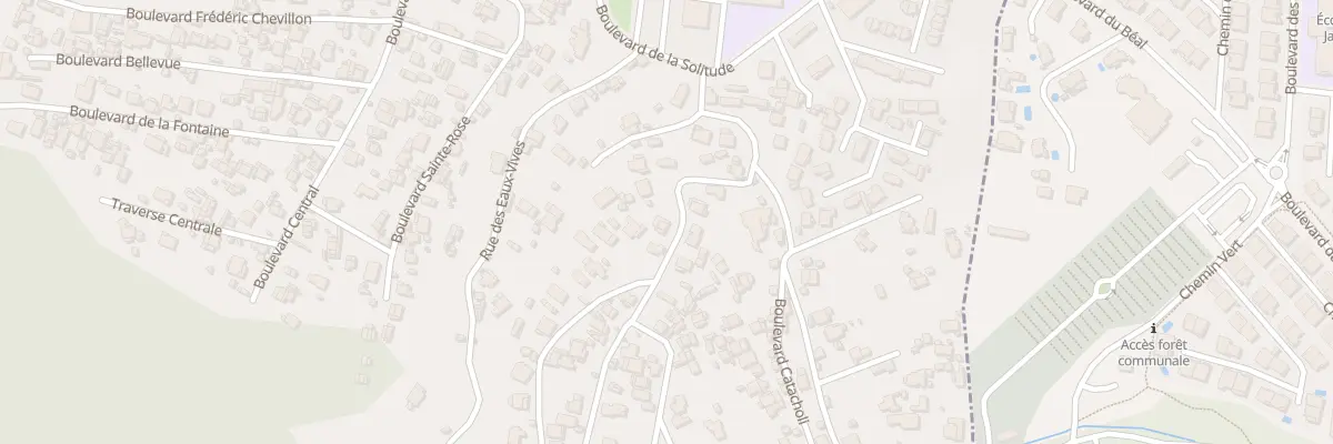 Plan du 16 Bd des Pins Qrt La Milliere à Marseille 11e Arrondissement