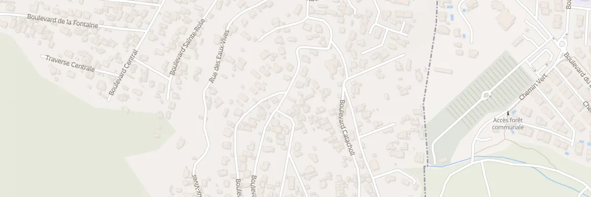 Plan du 5085F Bd des Pins Qrt La Milliere à Marseille 11e Arrondissement