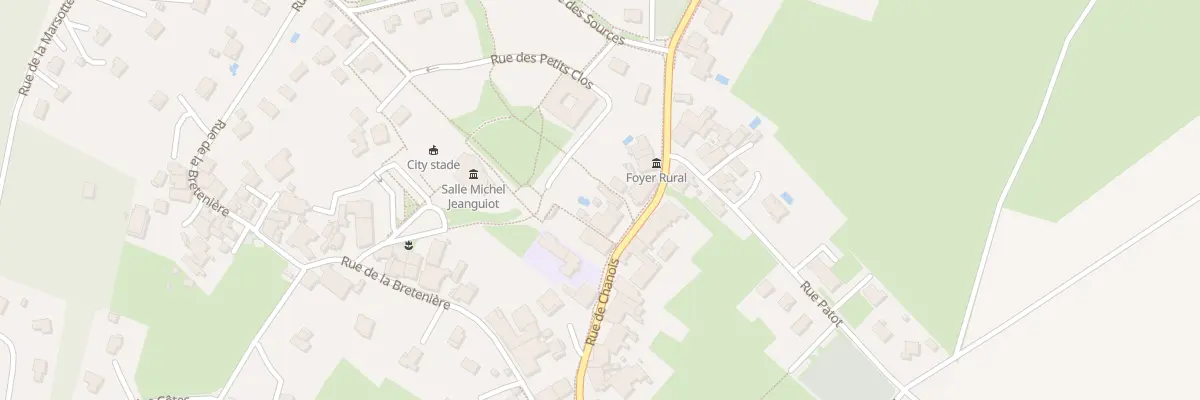 Plan du 6 Rue du Chanois à Authume