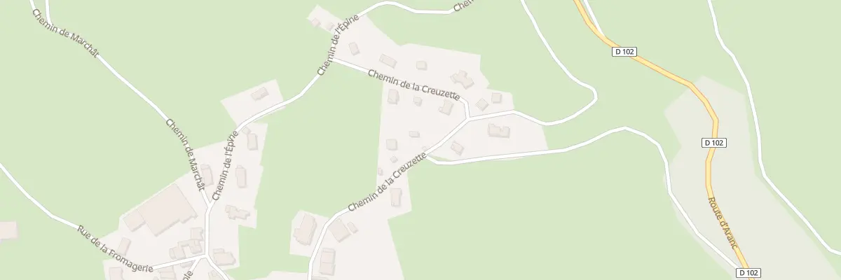 Plan du 5073 La Creusette à Évosges