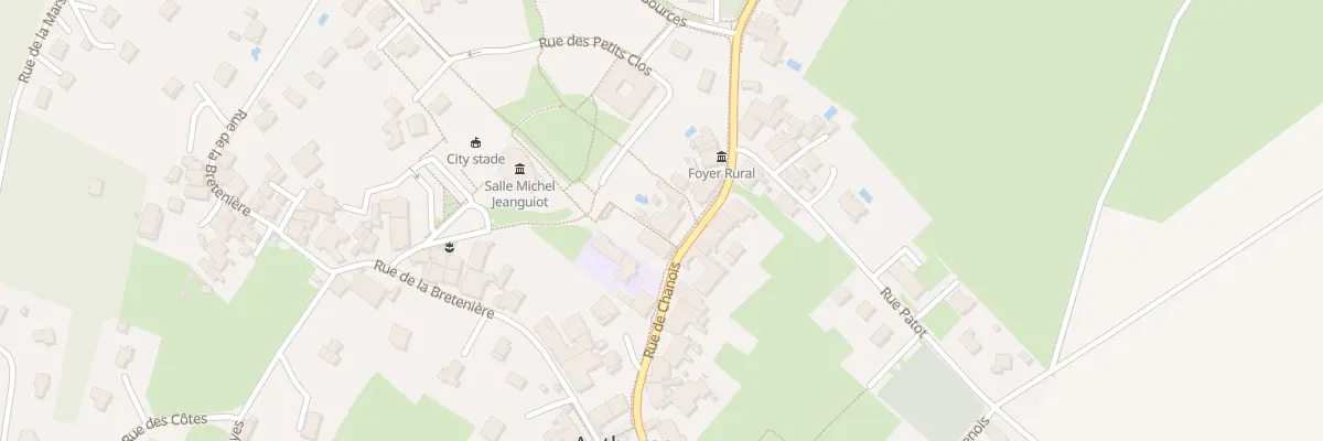 Plan du 8 Rue du Chanois à Authume