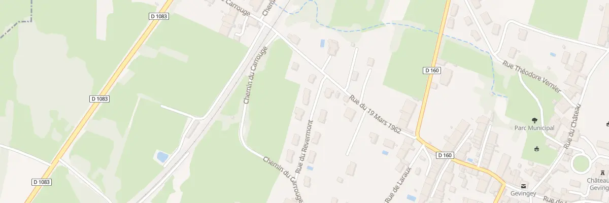 Plan du 4 Rue du Revermont à Gevingey