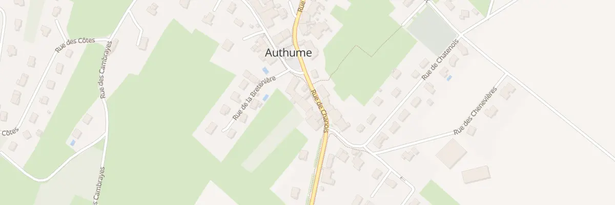 Plan du 30 Rue du Chanois à Authume