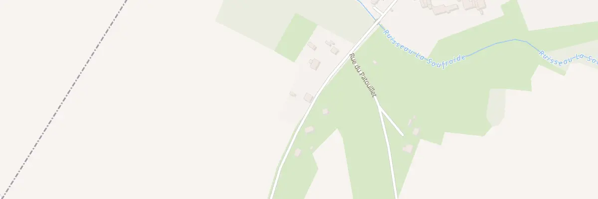 Plan du 6 Rte de Poyans à Bouhans-et-Feurg