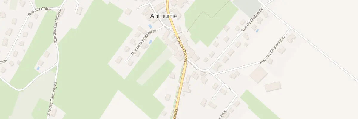 Plan du 34 Rue du Chanois à Authume