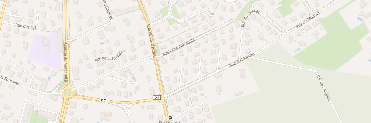 Plan du 8 Rue du Muguet à Dole