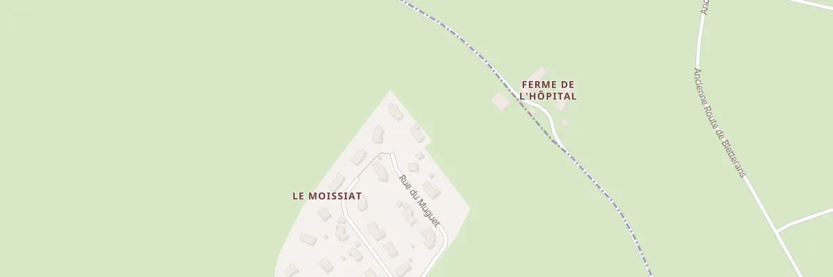 Plan du 8 Rue du Muguet à Courlans