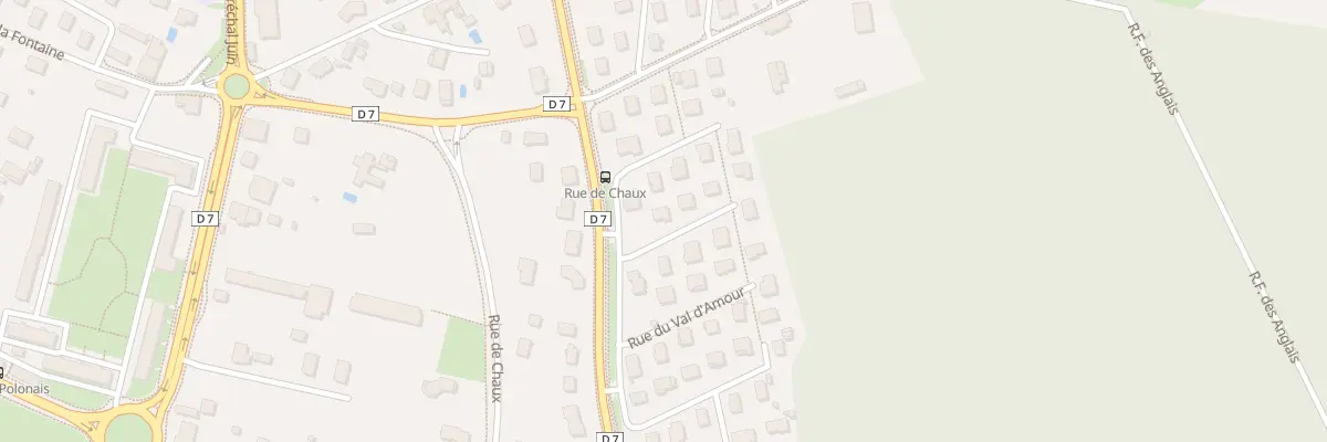 Plan du 70 Rue du Val d’Amour à Dole