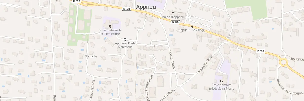 Plan du 450 Rue Defrada à Apprieu