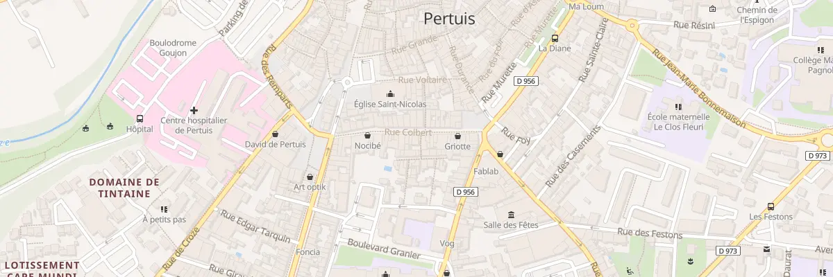 Plan du 61 Rue Colbert à Pertuis