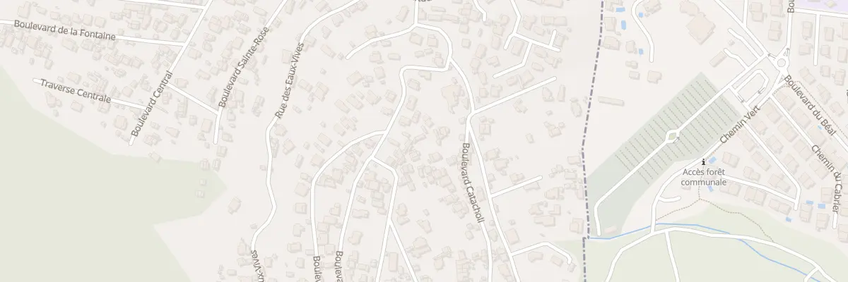 Plan du 17 Bd des Pins Qrt La Milliere à Marseille 11e Arrondissement
