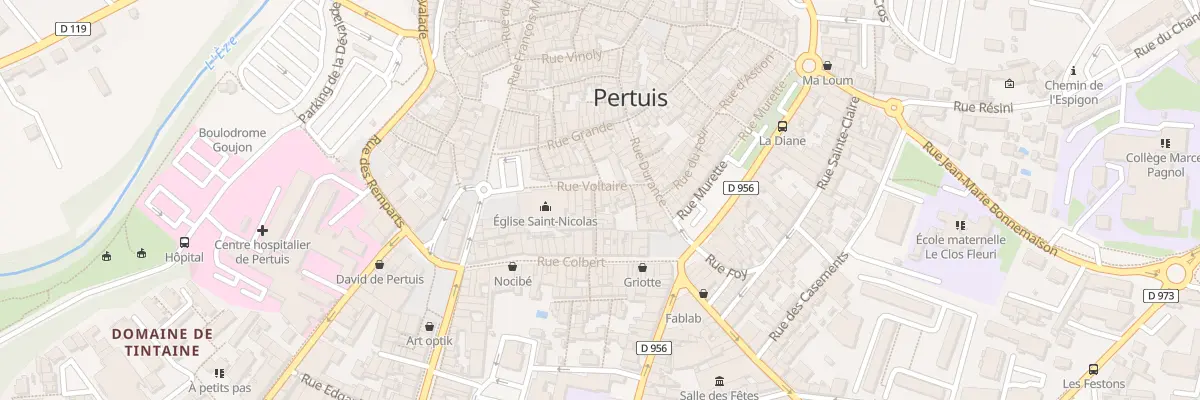 Plan du 41 Rue Voltaire à Pertuis