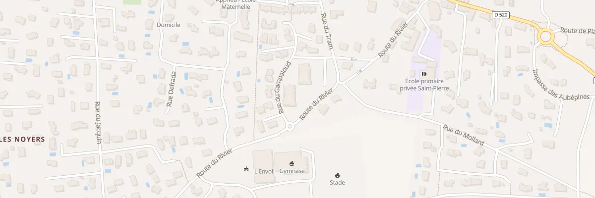 Plan du 60 Rue du Gampaloup à Apprieu