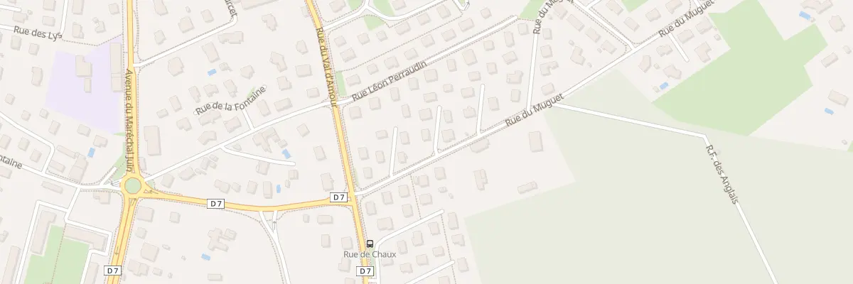 Plan du 14 Rue du Muguet à Dole