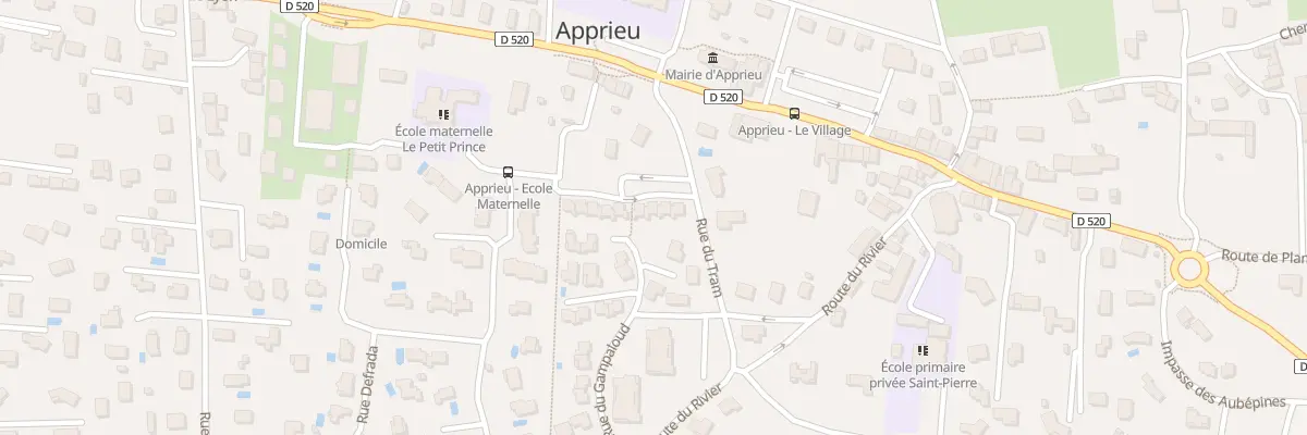 Plan du 472 Rue Defrada à Apprieu