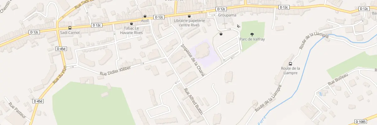 Plan du 155 Rue Alfred Buttin à Rives