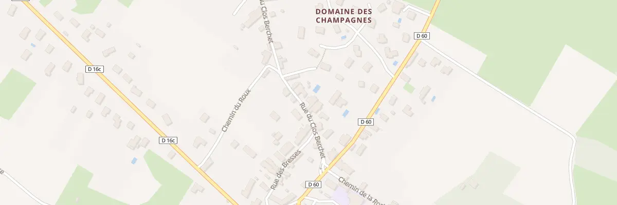 Plan du 5105 Rue du Clos Berchet à Saint-Victor-de-Morestel