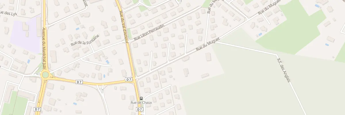 Plan du 24 Rue du Muguet à Dole