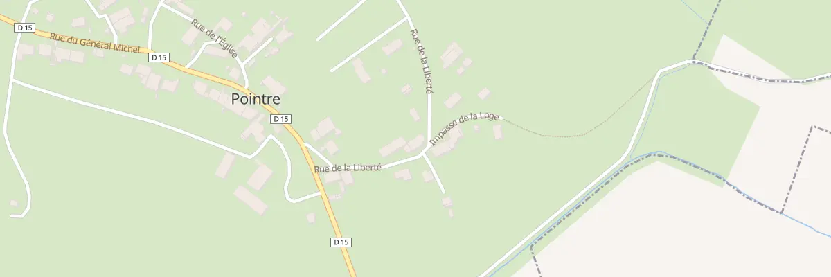 Plan du 4 Rue de la Liberté à Pointre