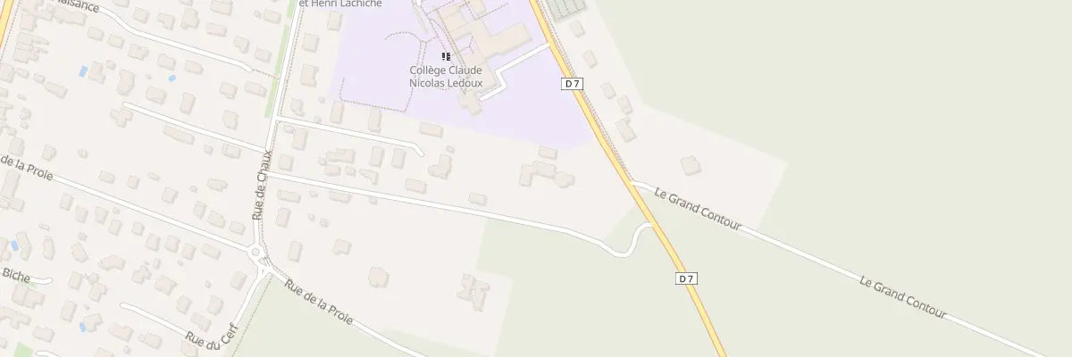 Plan du 133 Rue du Val d’Amour à Dole