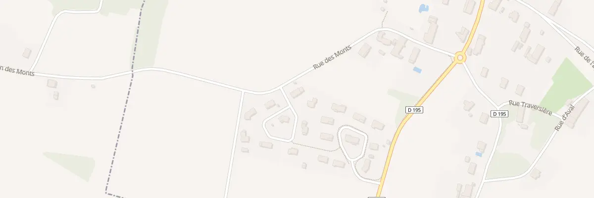 Plan du 1 Rue des Monts à Lombard