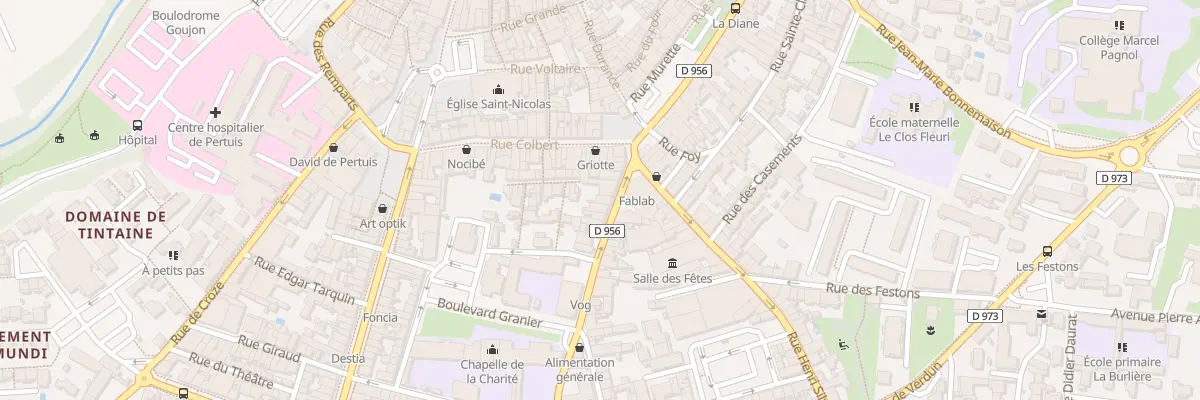 Plan du 48 Rue Mal Leclerc à Pertuis