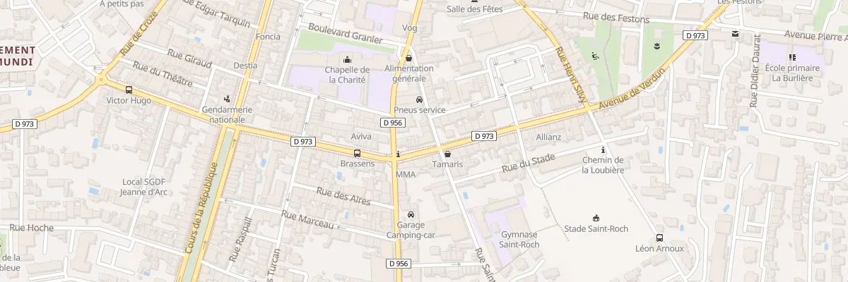 Plan du 35 Bd Ledru Rollin à Pertuis