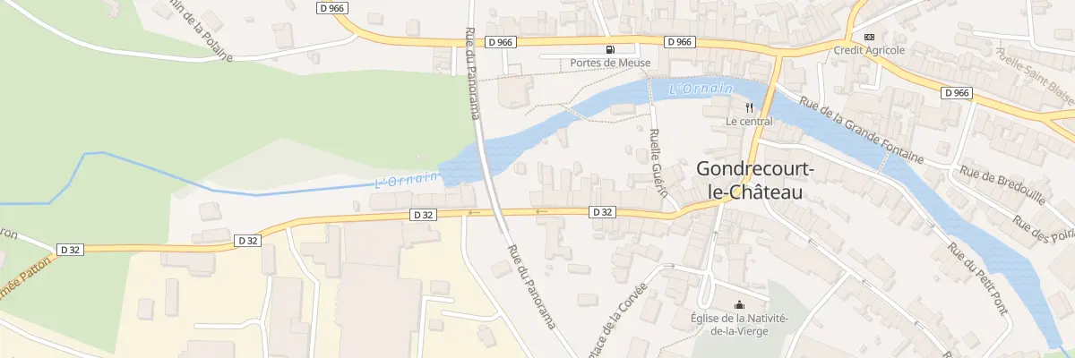 Plan du 30 Rue Armee Patton à Gondrecourt-le-Château