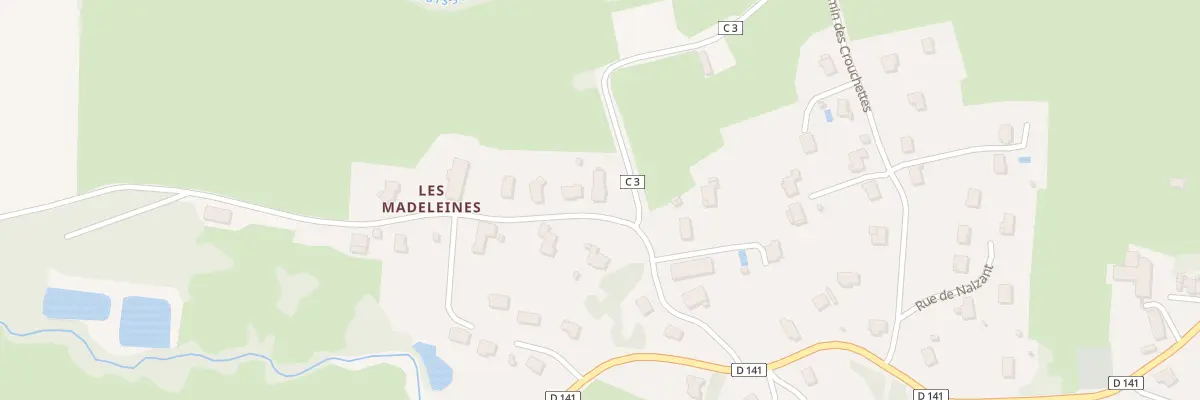 Plan du 182 Che des Madeleines à Saint-Didier