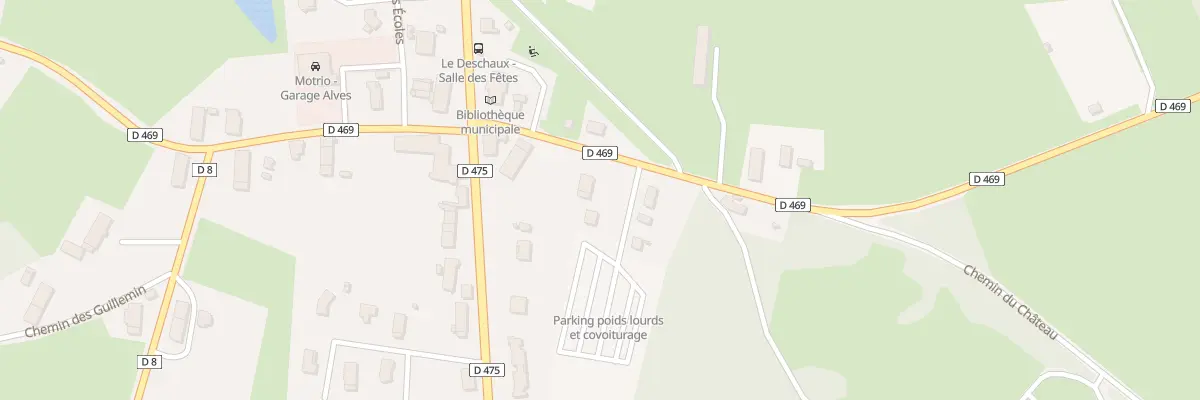 Plan du 1 Rte de Mont-sous-Vaudrey au Deschaux