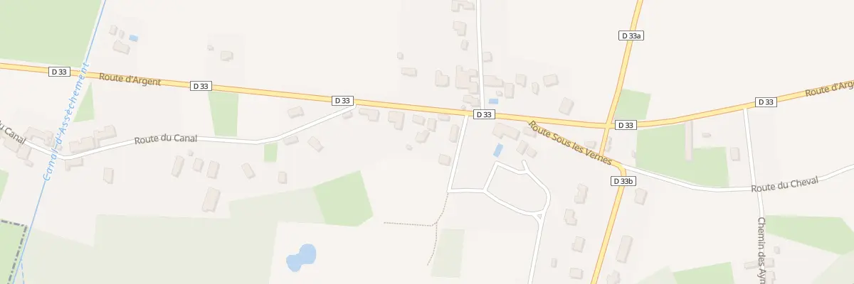 Plan du 2608 Rte d’Argent au Bouchage