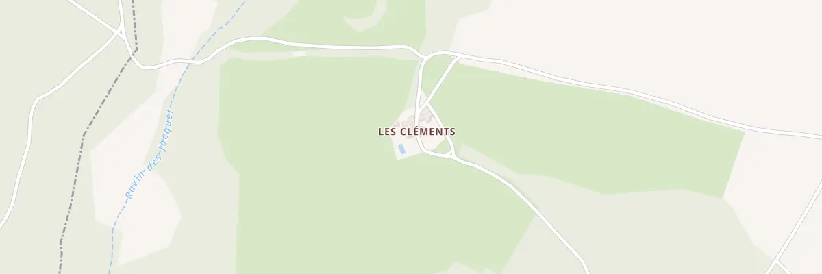 Plan du 7041 Les Clements à Revest-du-Bion