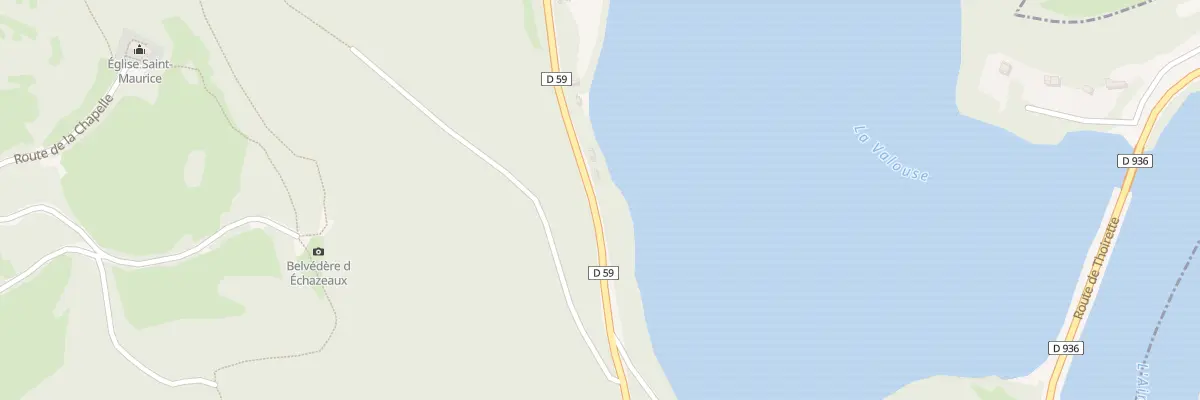 Plan du 8664 D Route Departementale 59 à Corveissiat