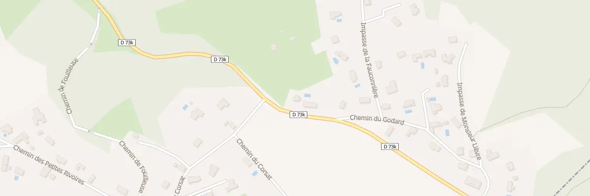 Plan du 170 Rte de Saint Didier à Saint-Didier-de-la-Tour